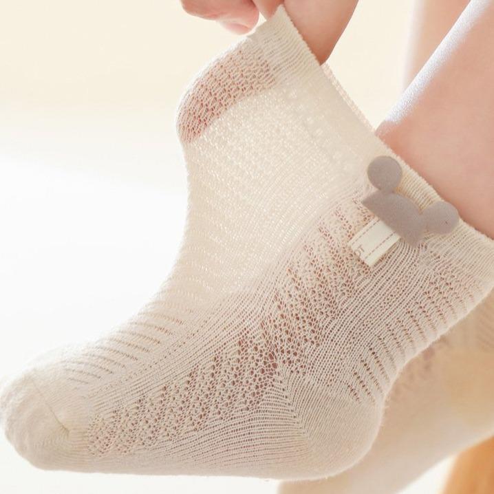 Tất lưới cổ cao cho bé sơ sinh 0-1 tuổi, phong cách Hàn dễ thương T2 6
