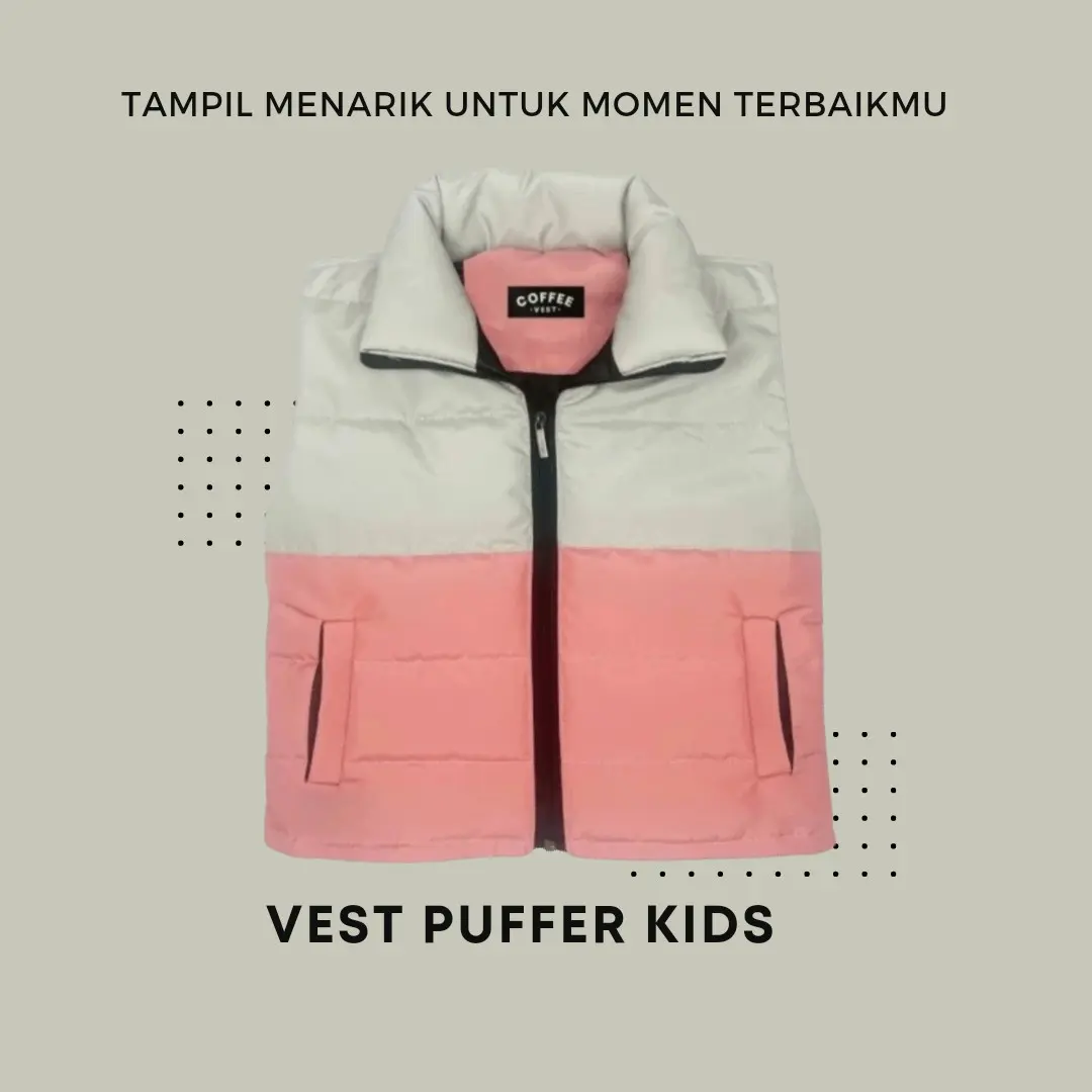 ROMPI ANAK PARASUT / ROMPI MOTOR ANAK / VEST PUFFER / VEST ANTI ANGIN