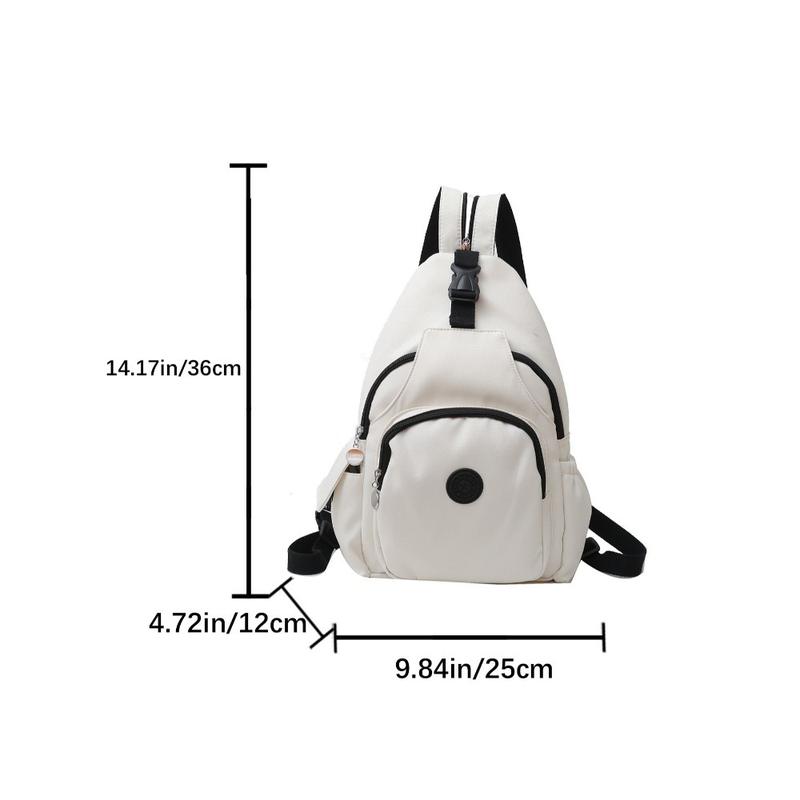 THOMASLEW Knapsack Oxford Cloth Male Sling Backpack Adjustable Strap Multi Functional Outdoor Waist Bag Fashion Large Capacity Sports Walking Bag Work 3