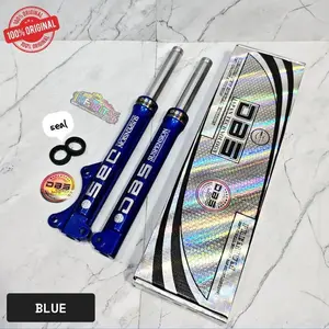 SHOCK DEPAN DBS 8906 + SEAL BEAT VARIO 110 FI SCOOPY VARIO 125/150 GENIO MIO J / MIO SPORTY KOMPLIT ORI DBS - BLUE, BEAT/SCOOPY/VARIO125