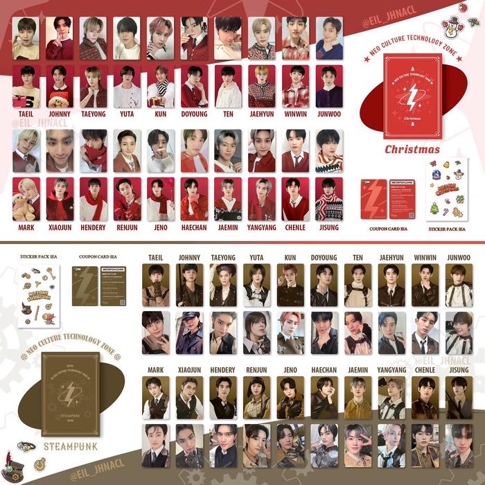 Jual PHOTOCARD OFFICIAL STEAMPUNK CHRISTMAS VER NCT ZONE COUPON