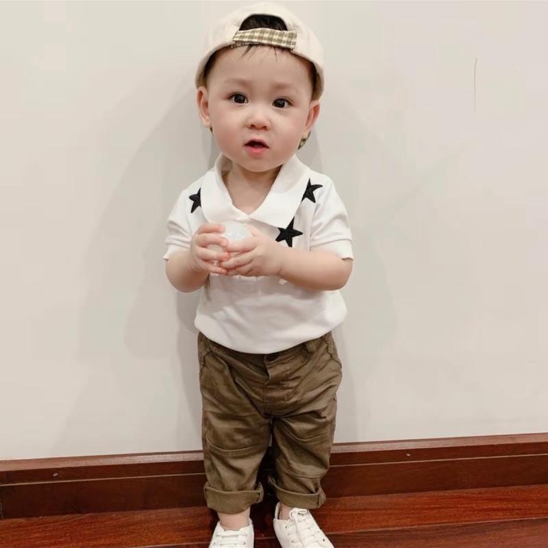 Sét polo cổ bẻ siêu chất cho bé chất cottom tàu mềm mịn mát sang chảnh cho zai yêu 10-28kg Cotton 1