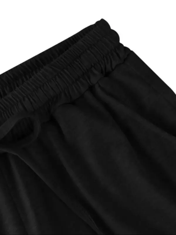 Women's Solid Color Tie Front  Wide Leg Pants, Casual Comfy Trousers for Daily Wear, Ladies Bottoms for All Seasons 7