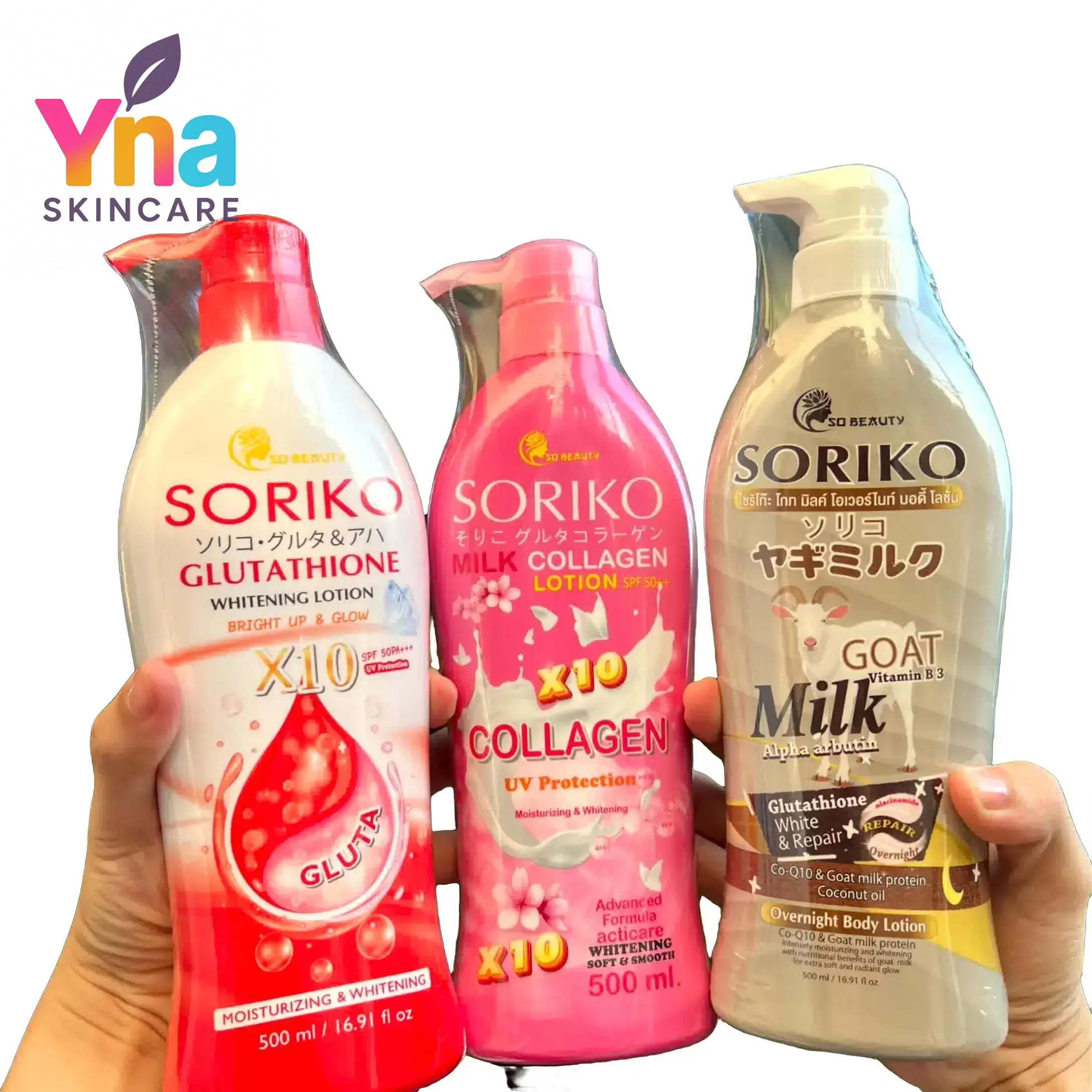 Soriko Gluta Collagen Goat Night Milk Kojic 500ML Lotion Whitening UV  Protection 10X Repair Skin Moisturizers Moisture Body Care - TikTok Shop  Philippines