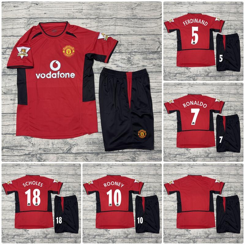 Bộ Quần Áo Bóng Đá Manchester United 2004- Vải Gai Thái Cao Cấp - Top SPORT