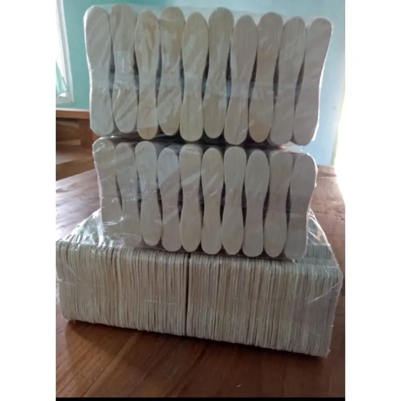 SENDOK KAYU/ SENDOK ICE CREAM/ 1 IKAT ISI 50 PCS 1