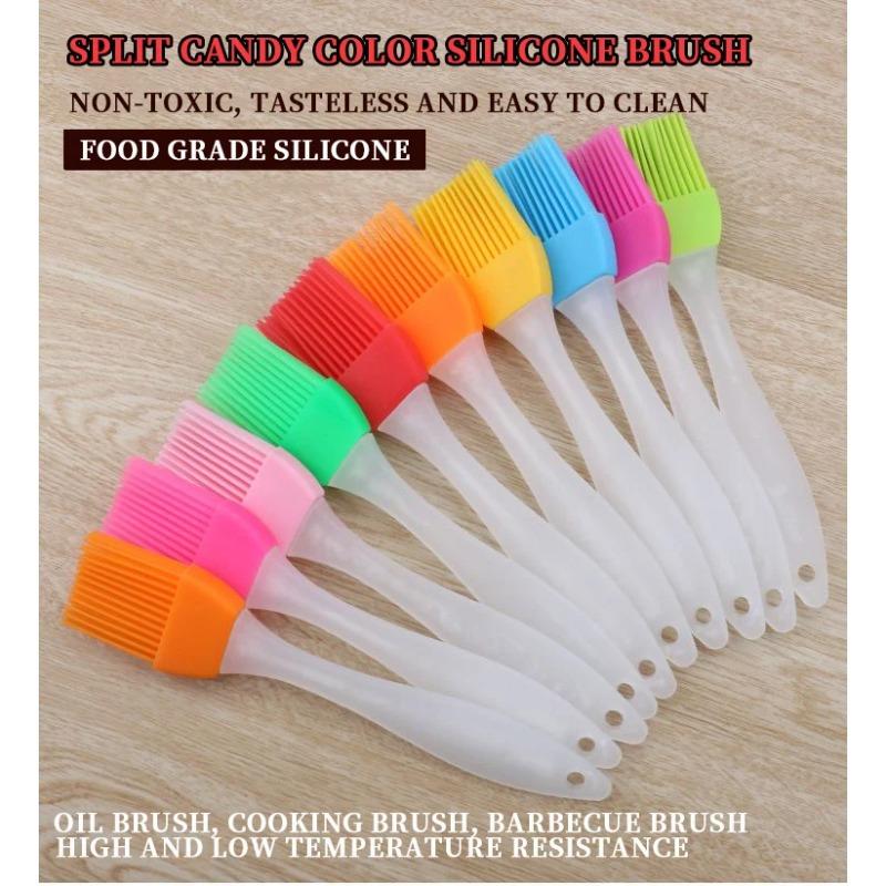 Silicone Oil Brush, Small Split Barbecue Seasoning Brush, Heat-resistant Baking Brush, Cake Oil Brush, Cooking Accessories, Kitchen Supplies 0