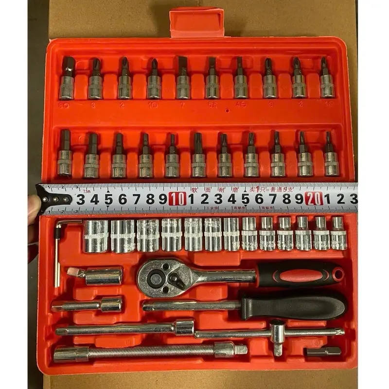Bộ Dụng Cụ Sửa Chữa Đa Năng 46 Chi Tiết - TIẾT KIỆM - TIỆN LỢI - HIỆU QUẢ 1