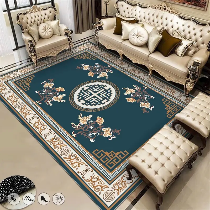 Thảm Trải Sàn Kích Thước To 2M x 3M Đồng Anh Bedding Hoạ Tiết Sang Trọng Trải Phòng Khách Phòng Ngủ Phòng Thờ 3