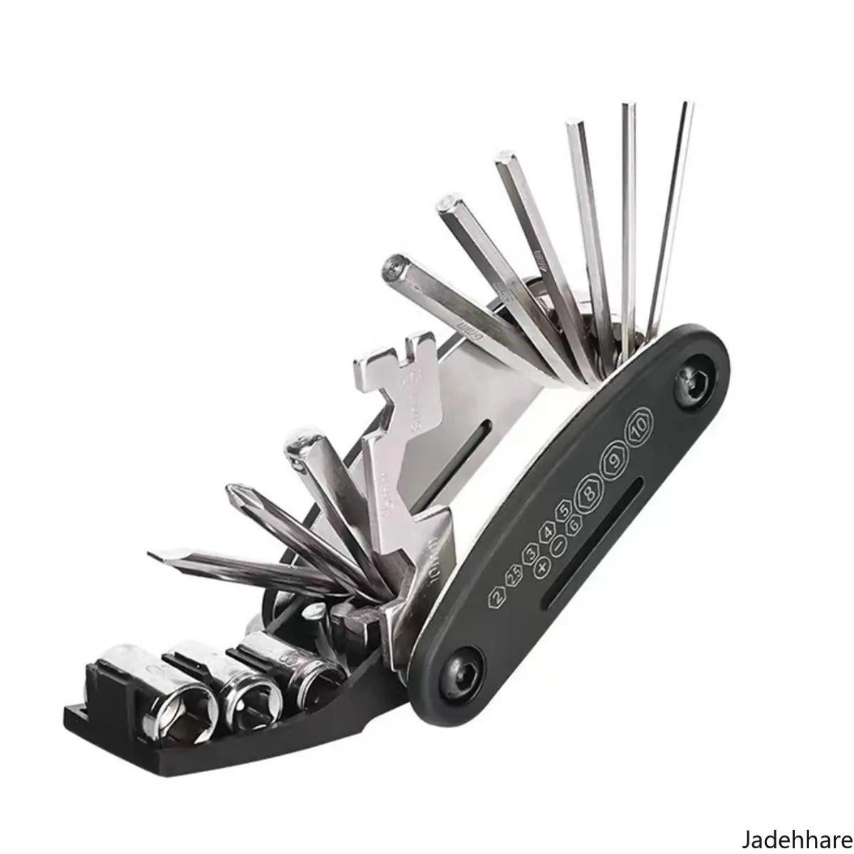 16 In 1 Kunci Pas Lipat Mini Set Multifungsi Carboon Toolkit Sepeda Motor Mobil 16 Tools Peralatan Bike Gowes Biker Praktis Tahan Lama