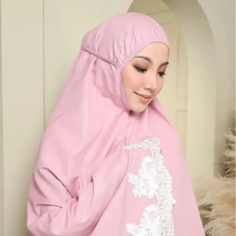 Mukena Premium Dewasa KIRANA Renda Mix Bordir Manual 3 in 1 Super Mewah Khas Tasikmalaya Telekung Sholat Katun Bunga atasan bawahan Lembut Nyaman Lembut Nyaman Muslim Mukenah Cantik 1