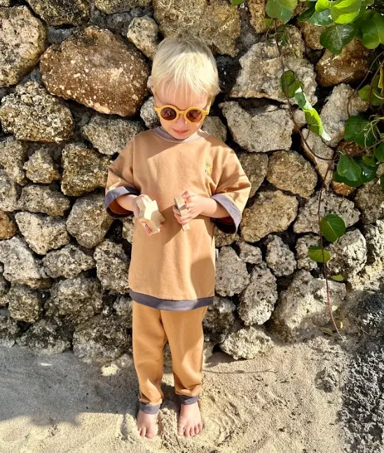 KEOLA -Keola Setelan Little Earth - K Series / Setelan Anak Korea Kasual Premium Baju Anak Celana Pakaian