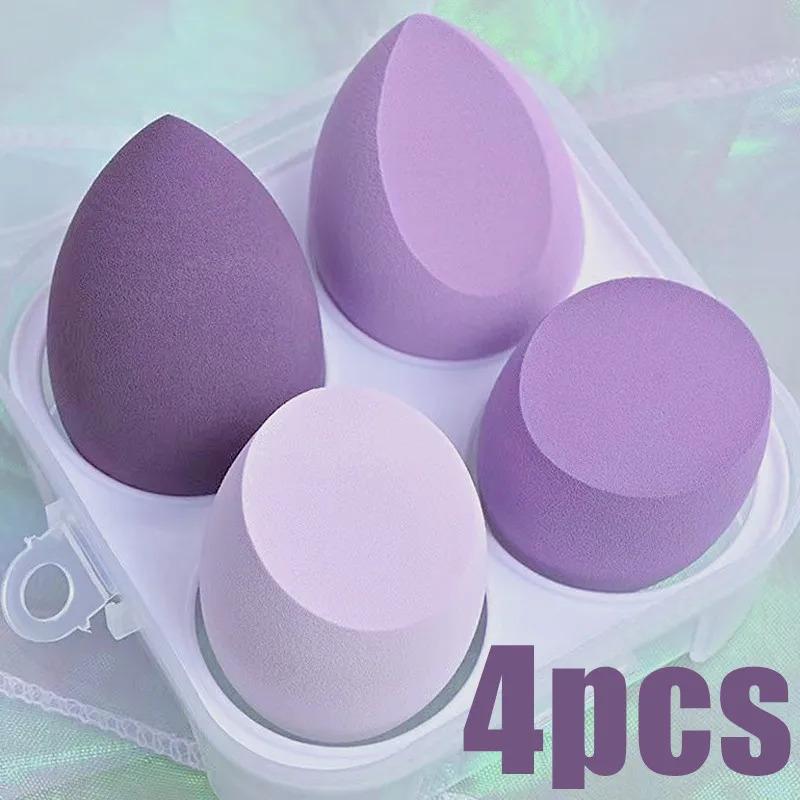 4Pc Beauty Egg Makeup Blender Cosmetic Puff Makeup Sponge Cushion Foundation Powder Sponge Beauty Tool Women Make Up Accessories 0