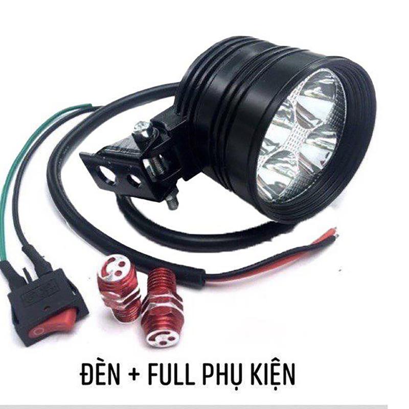 Đèn Trợ Sáng L4 Ngắn 4 Mắt Sáng Mạnh Lắp Xe Máy Lắp Độ Xe Máy Xe điện Phụ Kiện Phụ Tùng