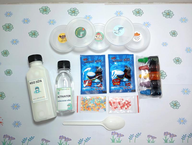   BK2  KIT SLIME MÂY LỚN - DỤNG CỤ LÀM SLIME MÂY  CLOUD SLIME  ĐƠN GIẢN AN TOÀN 