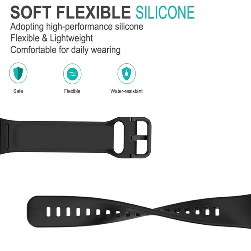 Dây đeo Silicon mềm cho Samsung Galaxy Fit3, Phụ kiện dây đeo, Dây đeo đồng hồ thay thế thông minh, Vỏ bảo vệ màn hình, Vòng đeo tay dây đeo cổ tay, Thích hợp cho Samsung Fit3 5