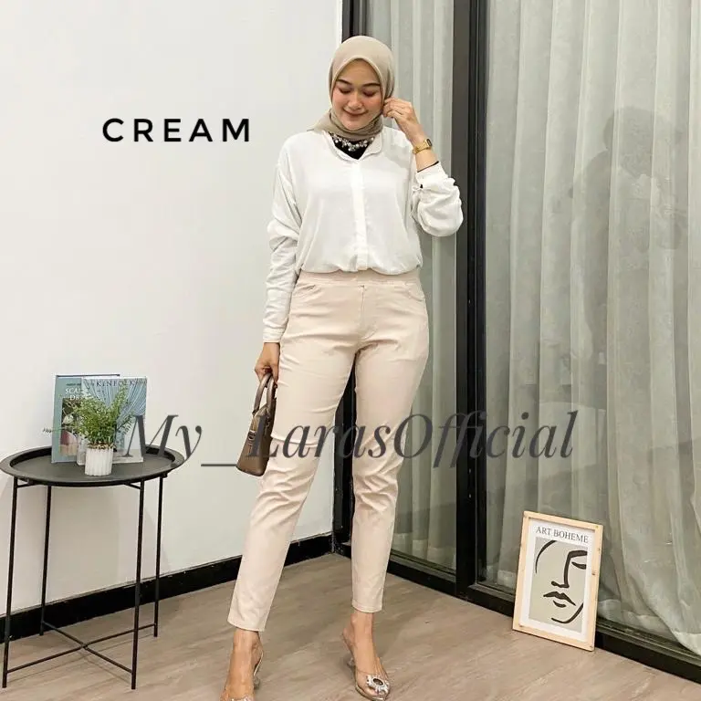 Celana Elizabeth Soft Otomen Elastis Stretch