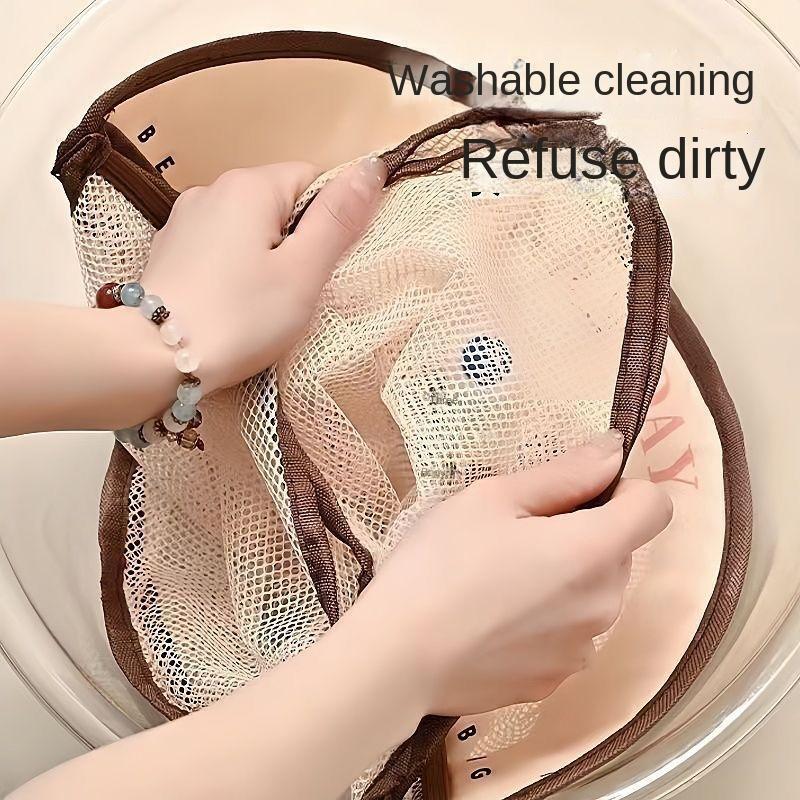 Product Introduction of Underwear Socks Storage Hanging Bag Dormitory Multi-layer Wardrobe Magic Underwear Wall Hanging Organizer Mesh Bag Storage Bag 2