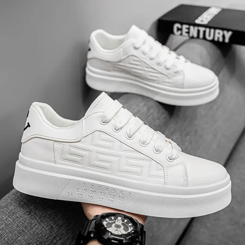 Giày thể thao nam phong cách trẻ trung năng động, thiết kế độc lạ, phối đồ cực đẹp Shoes Sneaker Đế Bằng: 3399D 2