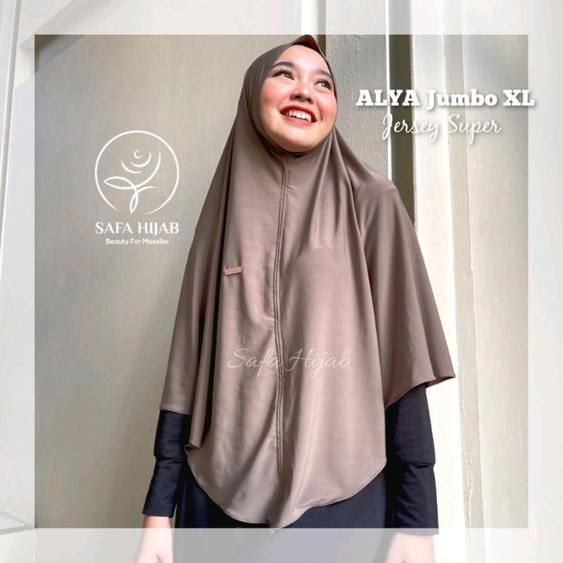 ALYA JUMBO XL original by Safa Hijab Bergo Syari 1