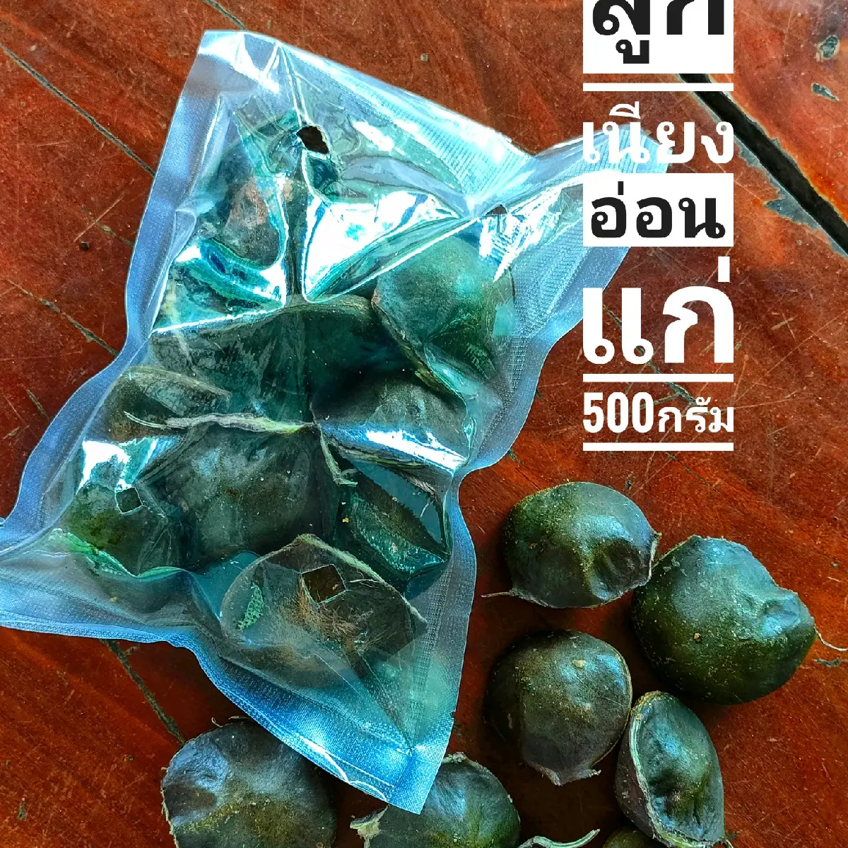เมล็ดลูกเนียงแก่ เหมาะแก่การเพาะเมล็ด