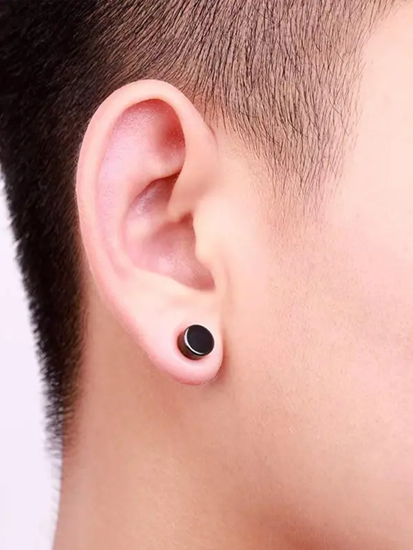 Magnetic Earrings Set, Fake Diamond Magnetic Earrings, Stainless Steel Non Pierced Earring Jewelry, Fashion Accessories for Men & Women 6