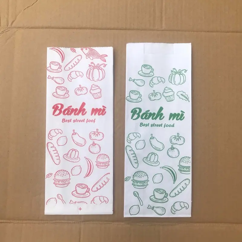 500 túi bánh mì in đỏ S1 size :10*5,5*25cm 3