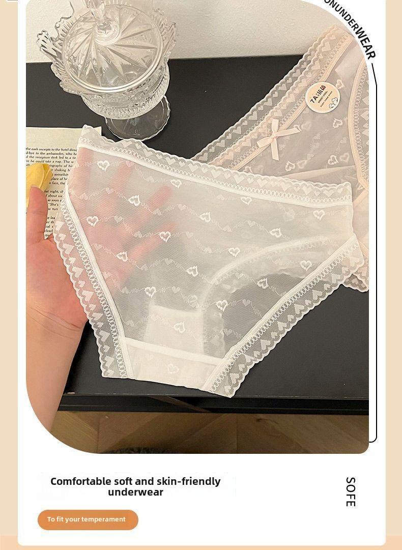 Product Introduction of Low Waist 7A Antibacterial Breathable Soft-lace underwear 2