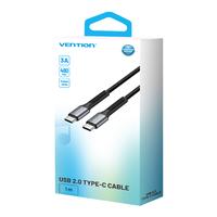 Gambar Vention Kabel Data Charger Type C to Type C 3A Cotton Braided Series dari Vention Authorized Store Kota Administrasi Jakarta Barat 4 Tokopedia