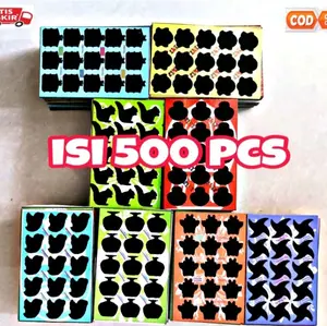 Gosokan 15 titik Uda terpotong rapi paket isi 500 pcs kartu Hadiah Mainan