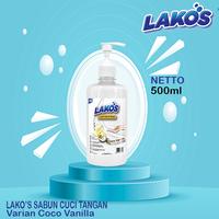 Gambar LAKOS Sabun Cuci Tangan Aroma Coco Vanilla Botol 500ml dari Lakos Homecare_NEW Kota Administrasi Jakarta Barat 1 Tokopedia