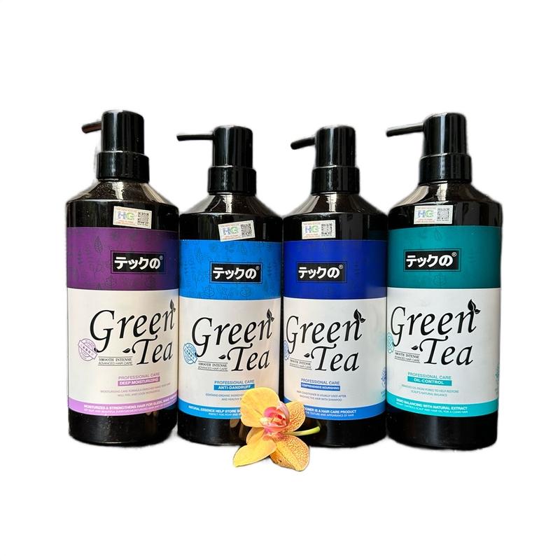   MỚI  Cặp gội xả kiềm dầu Meiki Green Tea  trà xanh  Nhật 780mlx2 Women Nữ 