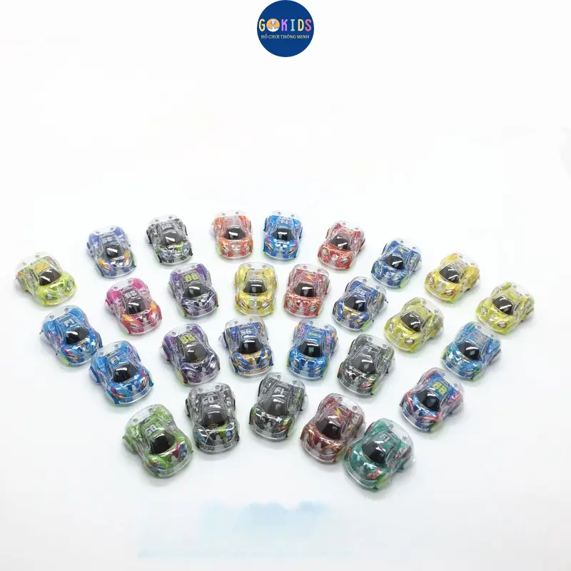 Ô Tô đồ chơi Mini Chạy Đà Vỏ Trong Suốt Nhiều Màu Sắc Cho Trẻ - Xe Đua Thể Thao Năng Động Cho Bé 1