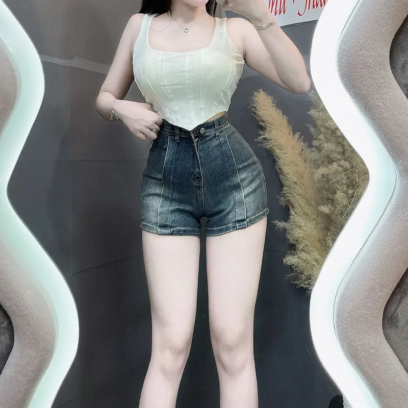 ÁO CROPTOP 2 DÂY BẢNG TO CÓ KÈM MÚT ĐỆM Nữ FOM NGẮN TRÊN RÚN 8