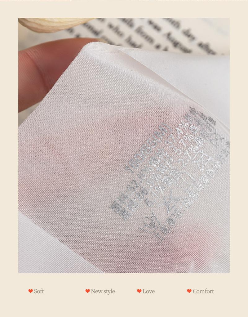 Product Introduction of 3D Peach Hip Mask Underwear Women's Ice Silk Seamless Summer Breathable Ultra-Thin Quick-Drying Girly Simplicity Triangle Underwear Panty Womenswear Lady Comfort Innerwear Basic Minimalist 15