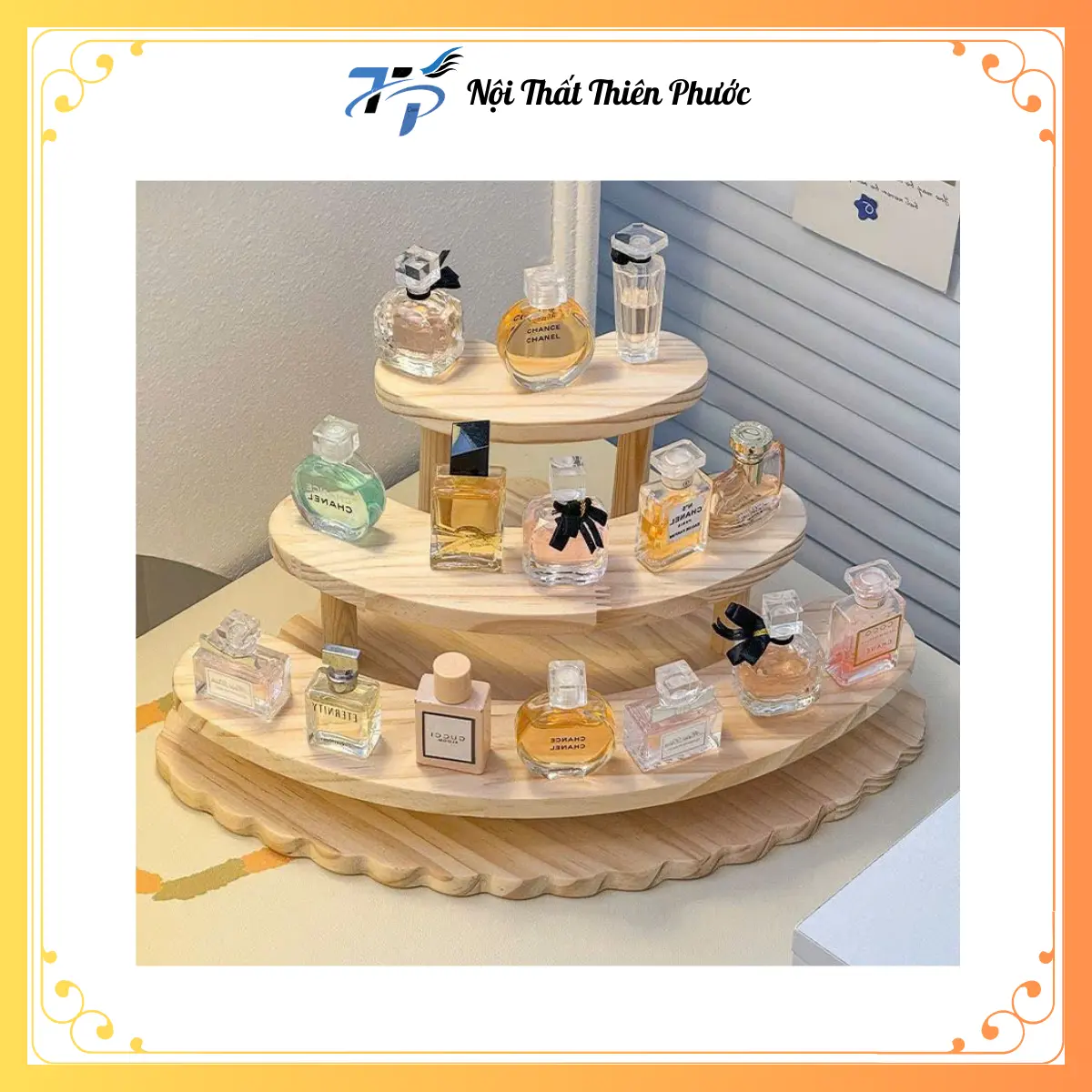 Kệ Gỗ Trưng Bày Bậc Thang, Giá Đỡ Chậu Cây Mini, Tượng Decor Trang Trí Bàn làm Việc, Tủ Trưng Bày