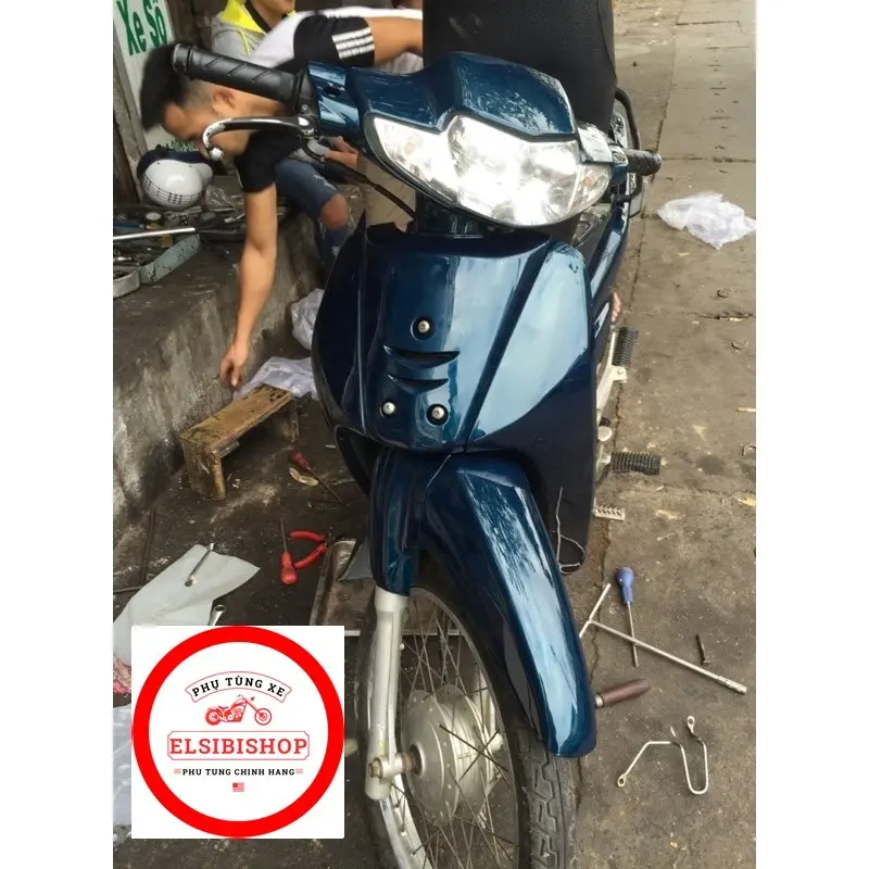 Mặt nạ trước xe Wave Alpha cũ nhỏ, Wave 110 thái, Wave ZX từ 1997-2005 đủ màu hàng chất lượng loại 1 7