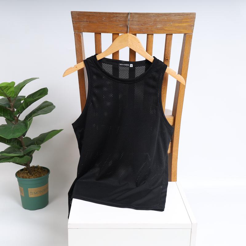 Áo thun ba lỗ lưới nam nữ mặc cực mát mùa hè