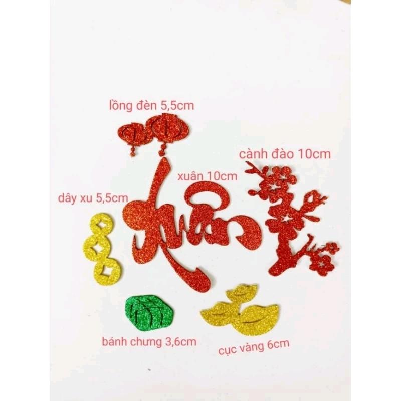 Combo Phuc Loc Tho Phat Tai Xuan Tet và phụ kiện dán trang trí Tết 7