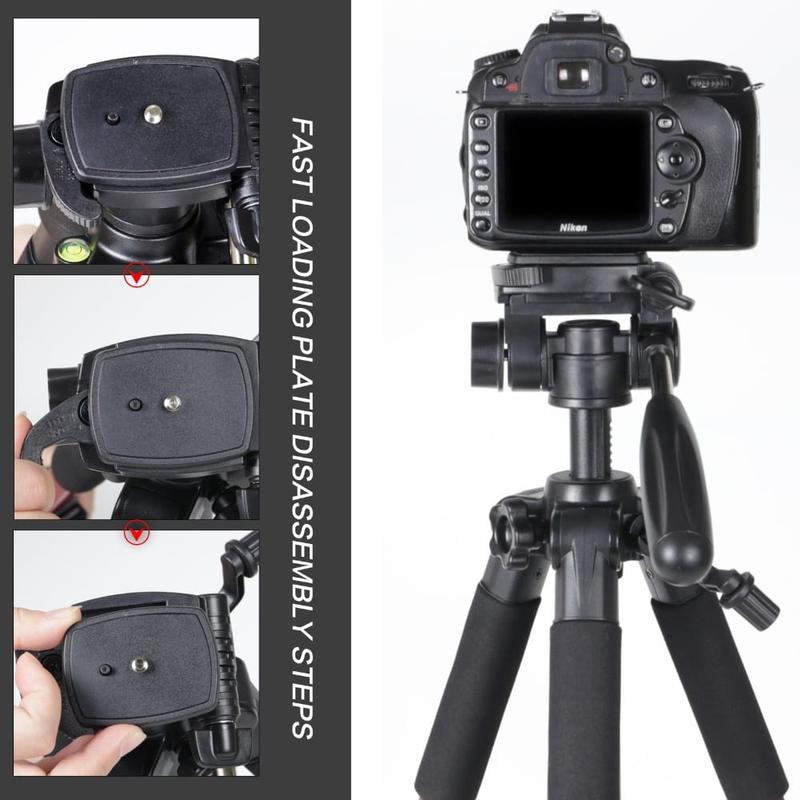Tripod Profesional Zomei Q111 Original Tinggi 145cm + Tas Tripod Kuat untuk Kamera DSLR dan Mirrorless 4