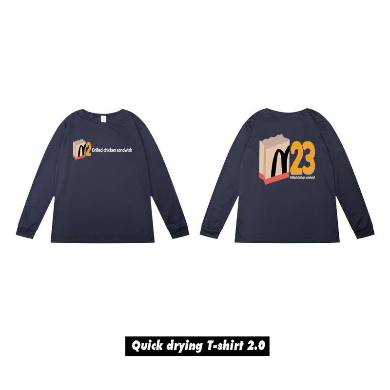 Product Introduction of American-Style Quick-Drying Long-Sleeved Men's Basketball Clothes Long Solid Color Sports Quick-Drying T-shirt High Elastic Sweat-Wicking Workout Clothes Warm-up Jersey 17