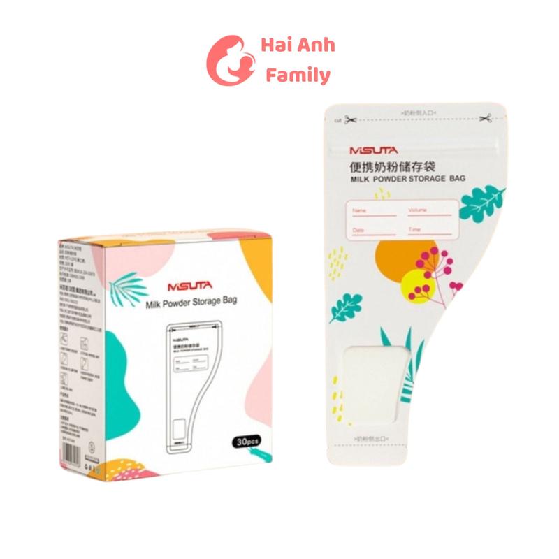 Túi đựng sữa bột Misuta, hộp 30 túi