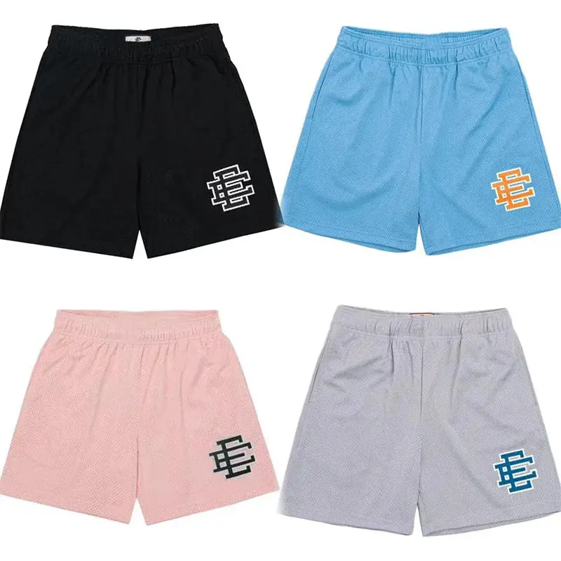 US Eric Emanuel Beach Shorts for Men and Women, Sports Shorts for Training, Gym, Jogging, Mesh, Casual