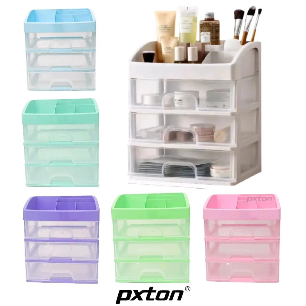 Rak kosmetik 3 susun ukuran besar