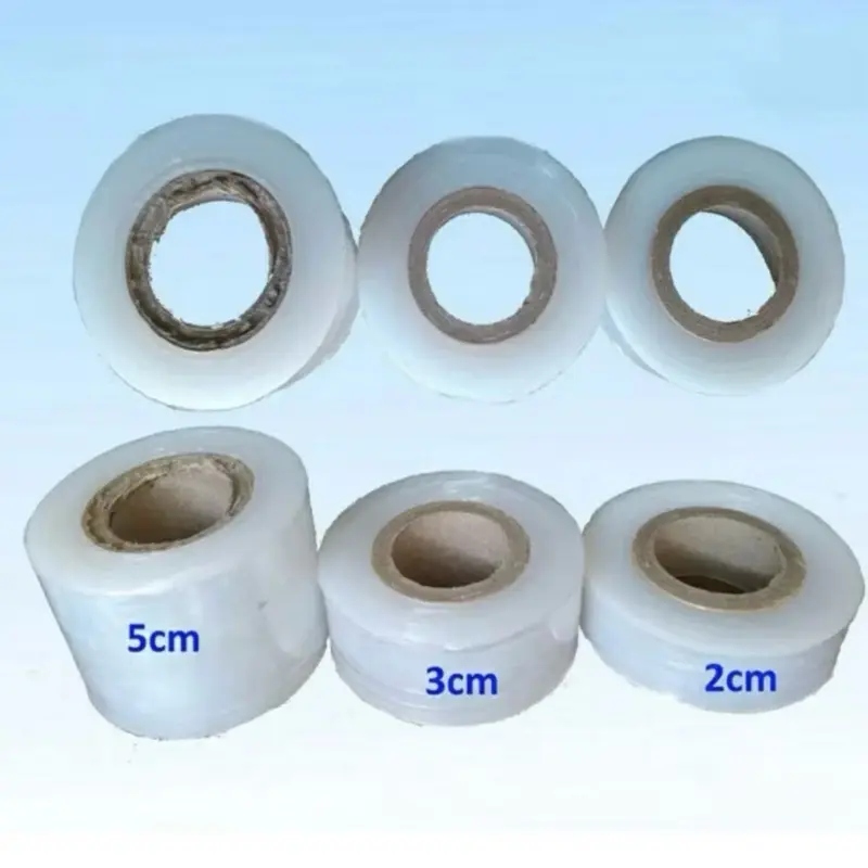 Băng Keo Ghép Cành Tự Dính, Cuộn PE Ghép Cây 2cm 3cm và 5cm