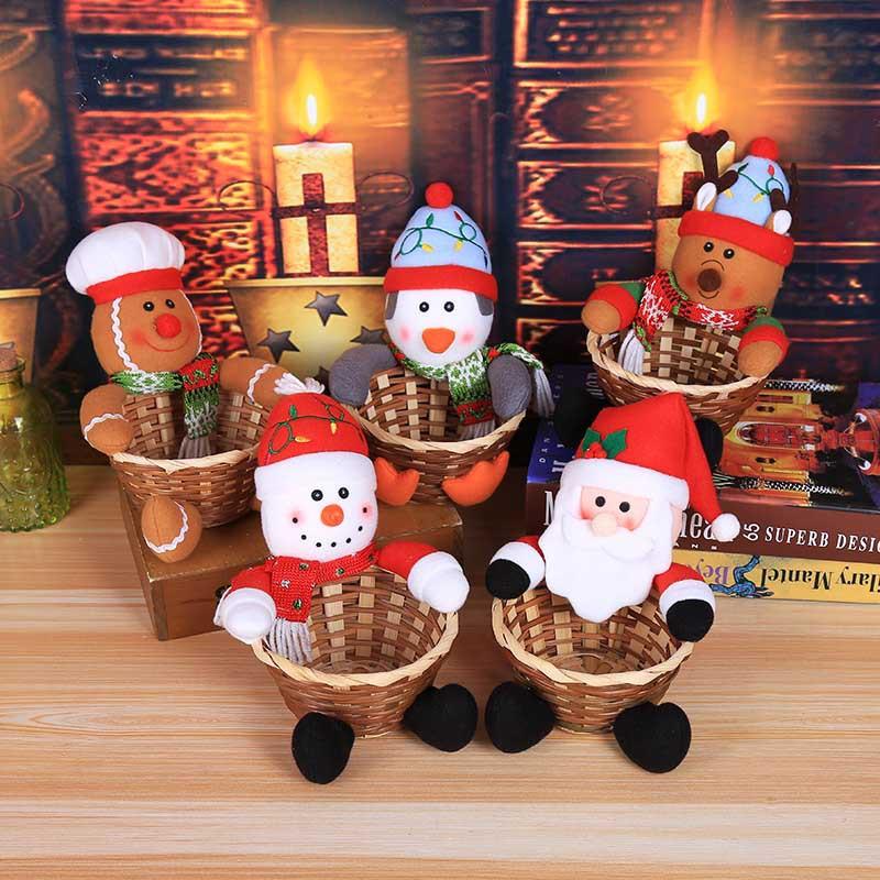 Product Introduction of Giỏ Kẹo Giáng Sinh, Giáng Sinh Vui Vẻ, Ông Già Noel, Người Tuyết, Hộp Đựng Đồ Ăn Nhẹ, Hộp Giáng Sinh, Năm Mới, Đồ Trang Trí Tiệc 9