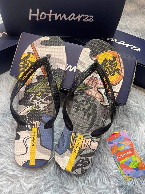 Dép HOTMARZZ VN [ CHÍNH HÃNG ] đầy đủ giấy tờ Kung Fu fanda  HM0872 vàng chính hãng hè 2024 Nam Đế Bằng