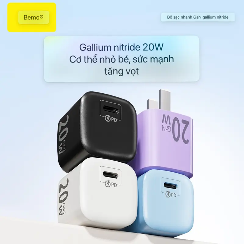Bộ Sạc Nhanh 20w Cao Cấp [CỦ SẠC NHANH 20W + CÁP SẠC BỌC DÙ] An Toàn Chắc Chắn Sạc Nhanh Cho Các Dòng Táo 8 Plus - 15 Pro.Max 2