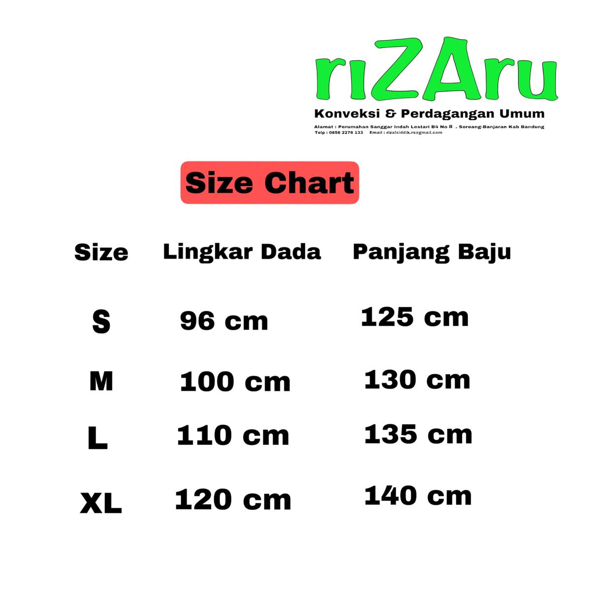 Gamis Polos Katun Toyobo Premium by riZAru