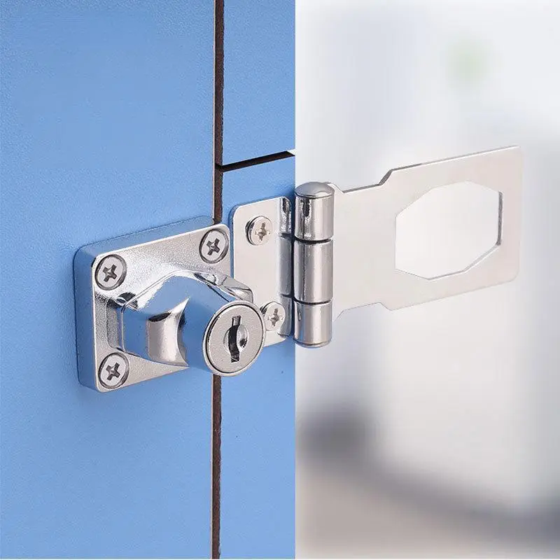 Khóa Ngăn Kéo, Không Cần Đục Lỗ, Có Khóa, Khóa Tủ Khóa Hộp Thư, Khóa Tủ Hai Cửa, Khóa Kết Hợp An Ninh Tủ Văn Phòng Kem 0